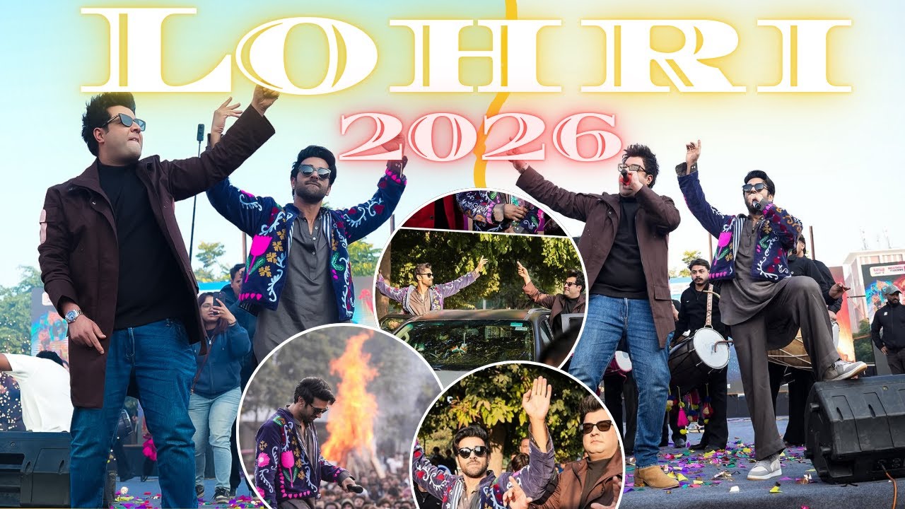 CHANDIGARH UNIVERSITY LOHRI VLOG 2026|| Varun Sharma & Pulkit Samrat CU Lohri Celebration 2026