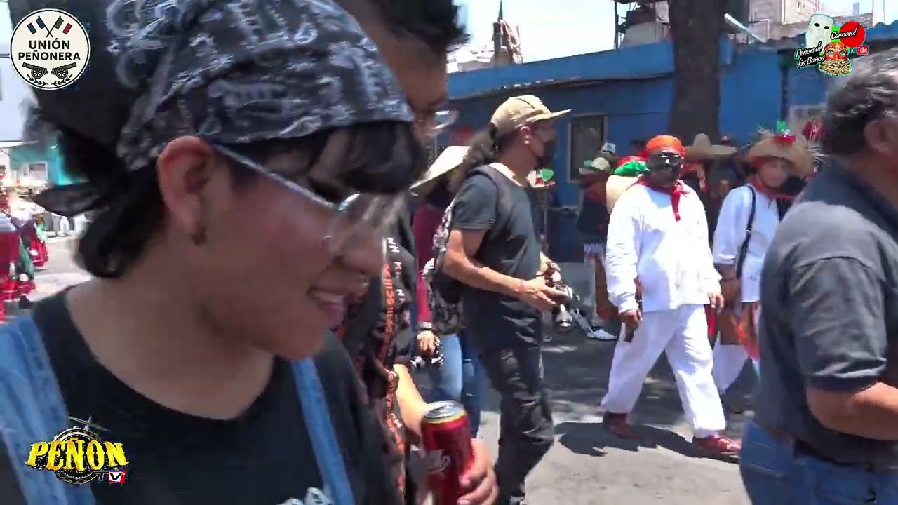 Desfile de la representacion  batalla de puebla, peñon de los baños 2025, parte dos.