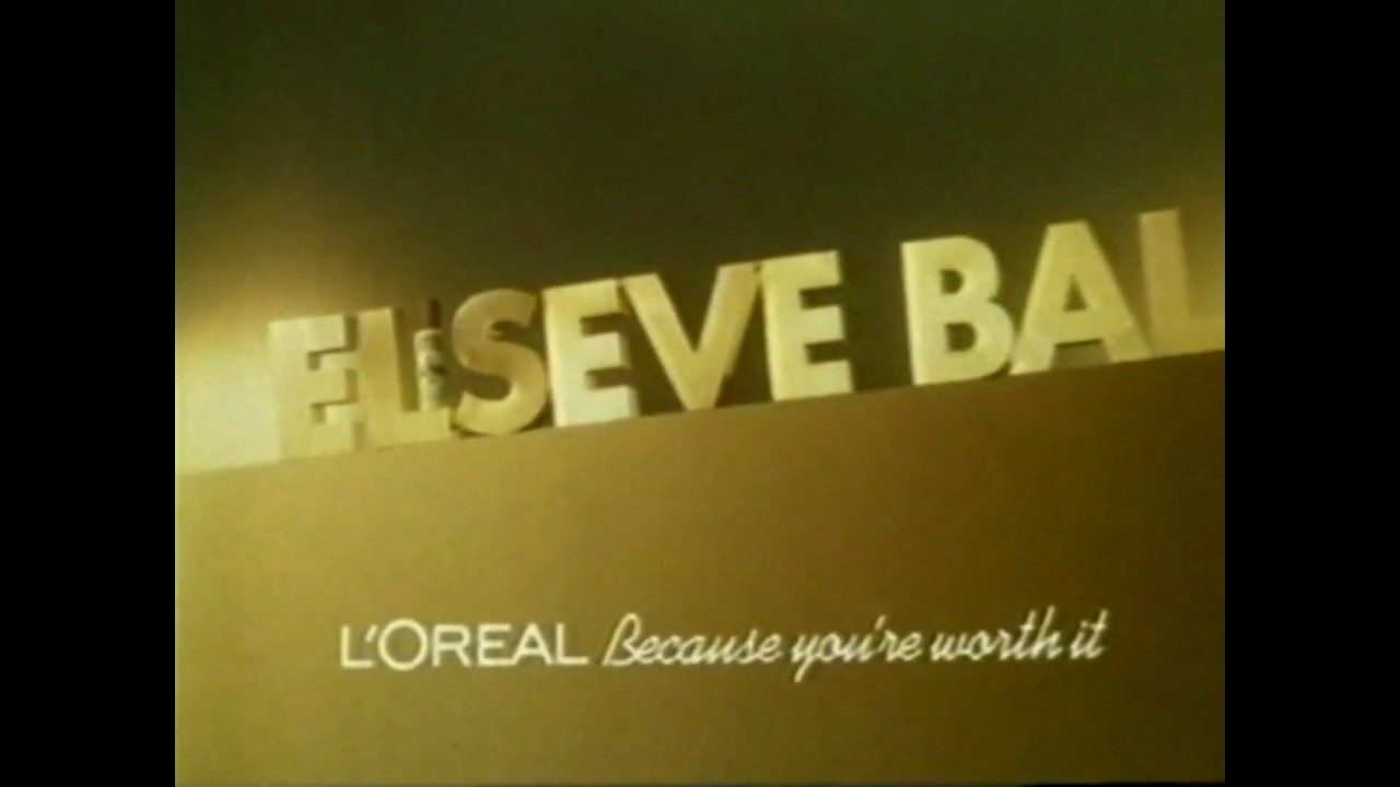 L'Oreal Alseve Balsam, Because You're Worth It, TV Commercial 1976