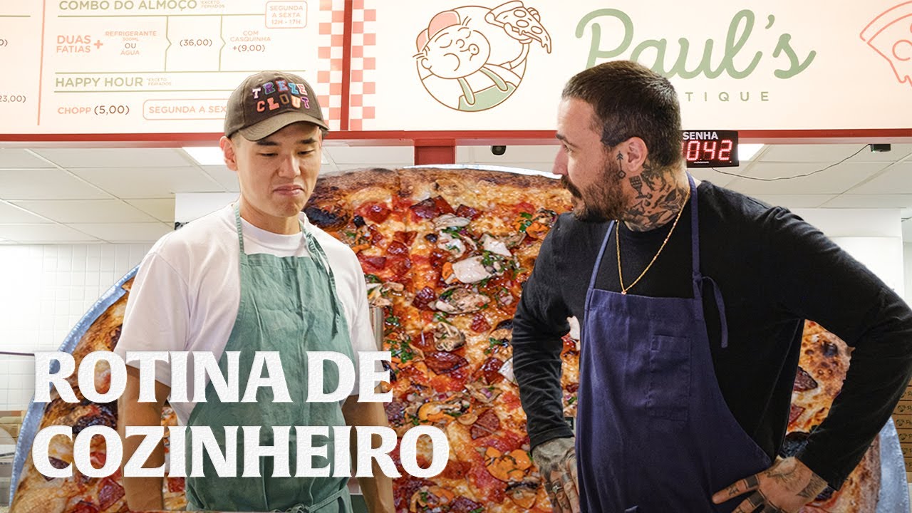 A MELHOR PIZZA NOVA-IORQUINA EM SÃO PAULO | ROTINA DE COZINHEIRO