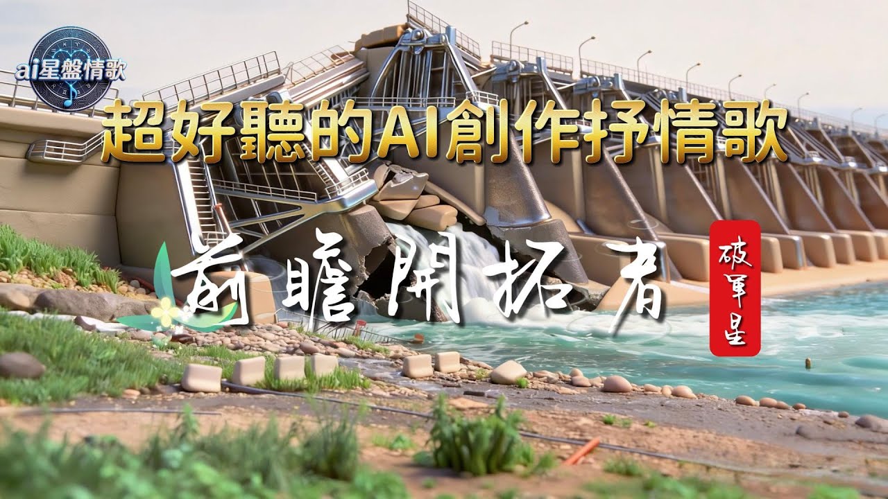 紫微星盤之歌!『前瞻開創者』這首歌，就像『破軍星』一樣—他是「人間的破曉」，雖然伴隨著黑夜的終結與動盪，卻帶來了「煥然一新的可能性」。#AI創作情歌