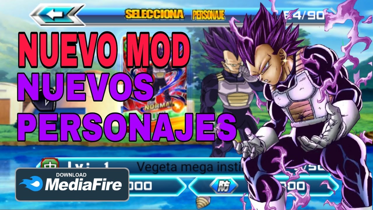 ¡NUEVO MOD! ¡NUEVOS PERSONAJES! VEGETA MEGA-INSTINTO