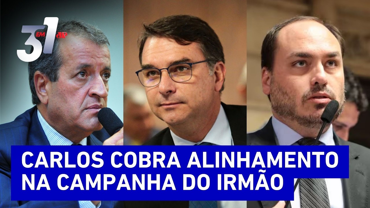 PAZ NA DIREITA? Valdemar diz que Michelle e Nikolas Ferreira vão apoiar Flávio Bolsonaro