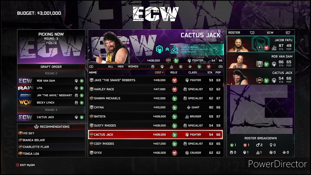 #wwe2k25 #mygmmode #draft