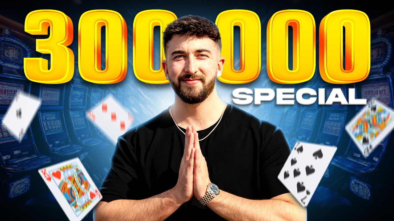 INSANE 3 HOUR HIGH STAKES GAMBLING MARATHON FOR 300K SUBSCRIBERS!