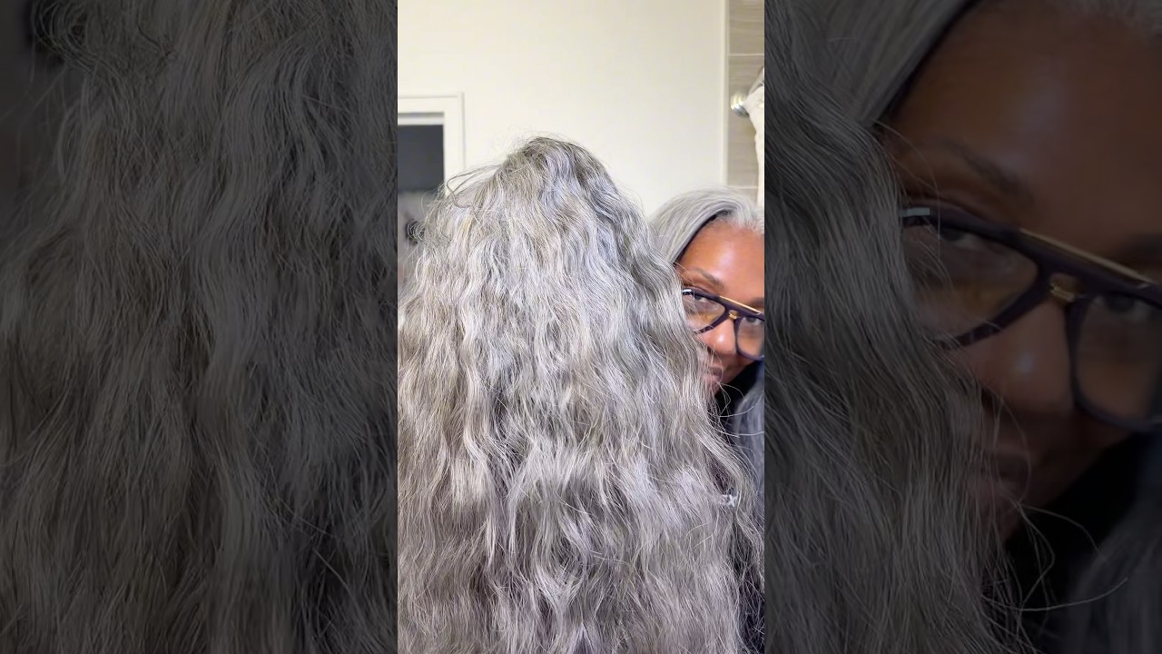 Wig Making 101 @NewStarNYC with hair from @blackvelvethair89 #greyhair #healthyhair #protectivestyle