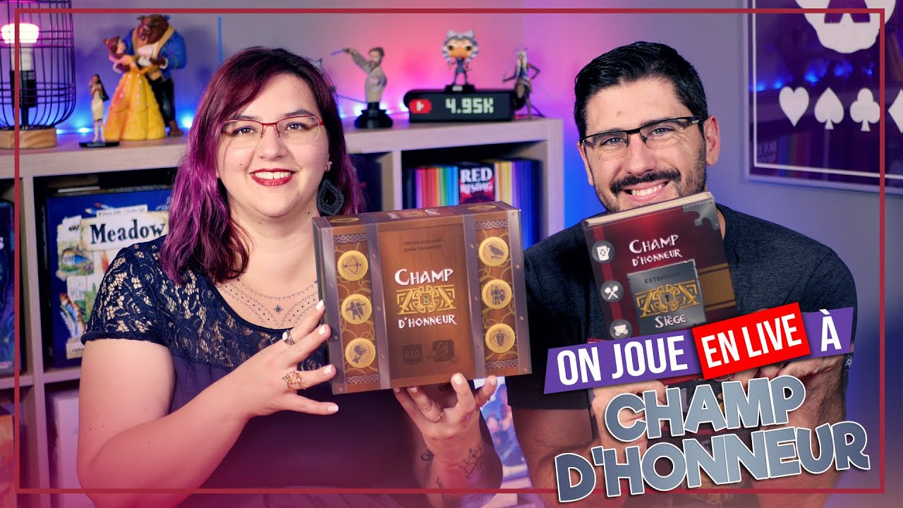 [La Partie] CHAMP D'HONNEUR + EXTENSIONS | 2 joueurs | Gigamic | VOD Live