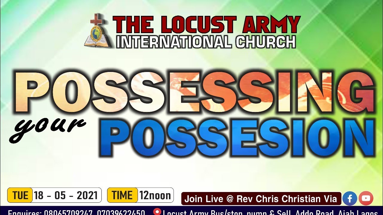 POSSESSING YOUR POSSESSION ( TUE-18-05-2021)