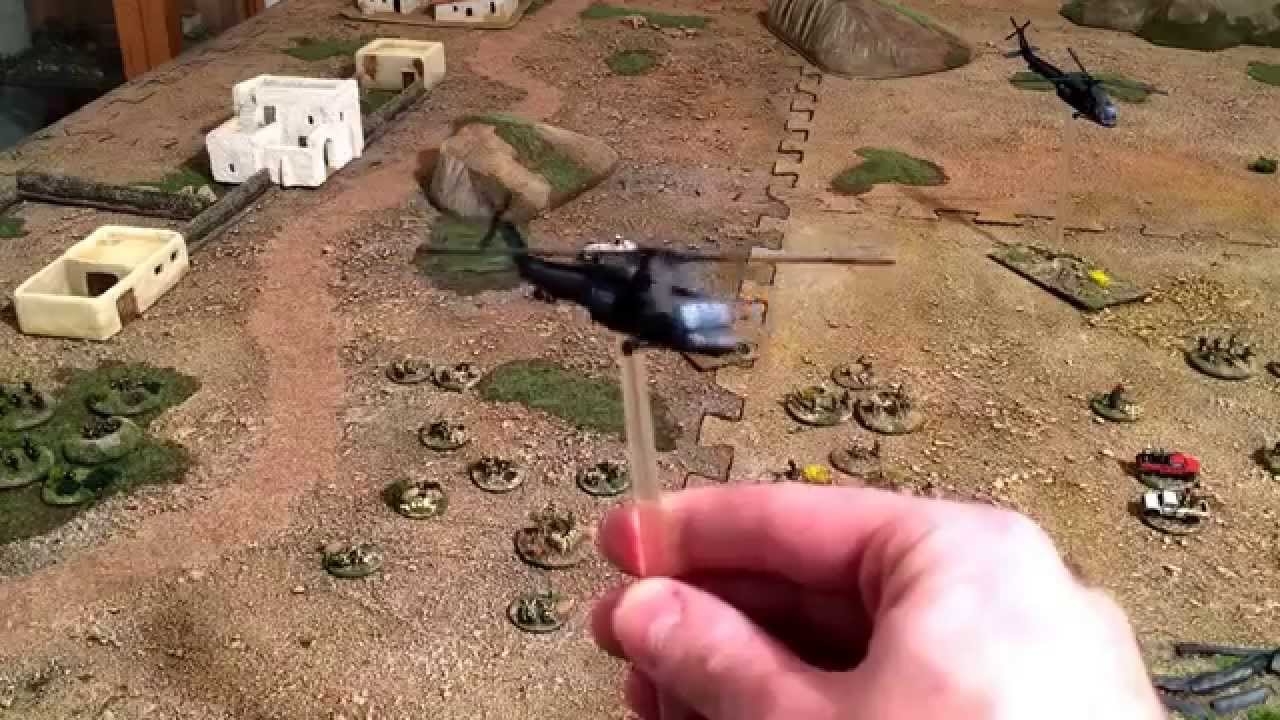 War games 10mm moderns with quick intro to 'Precision Warfare' rules by yours truly