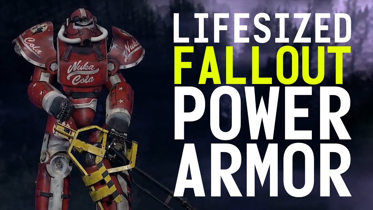How I 3d Printed a lifesized set of FALLOUT T-51 Power Armor