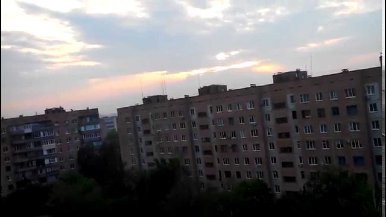 Славянск, 5 утра 5.05.2014, сирена!!