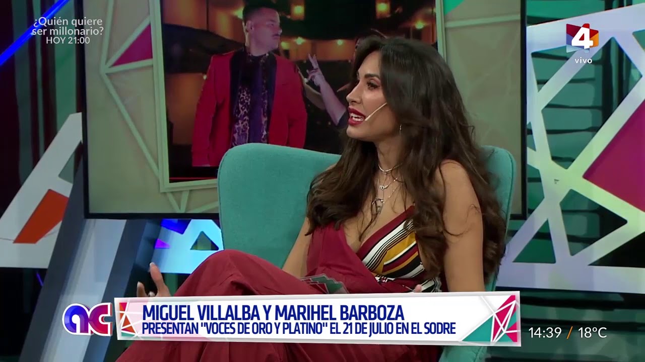 Algo Contigo - Miguel Villalba y Marihel Barboza en vivo