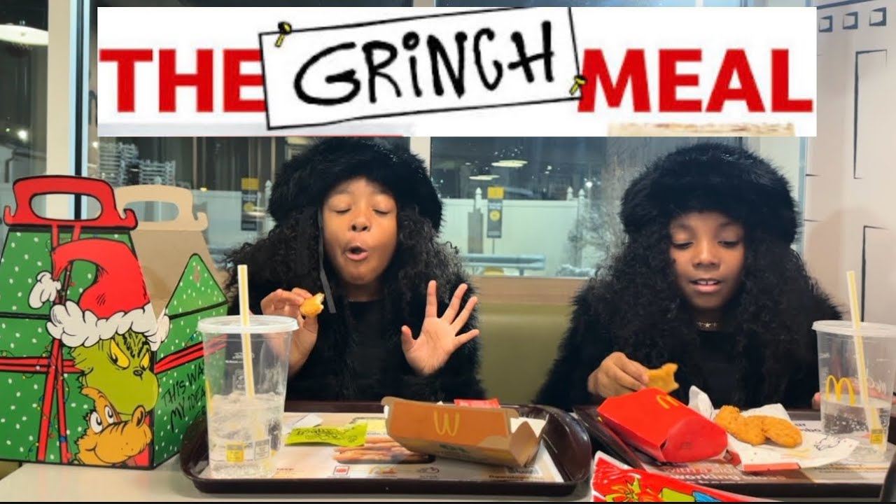We tried the Viral Grinch Meal and it was Hilarious!!!