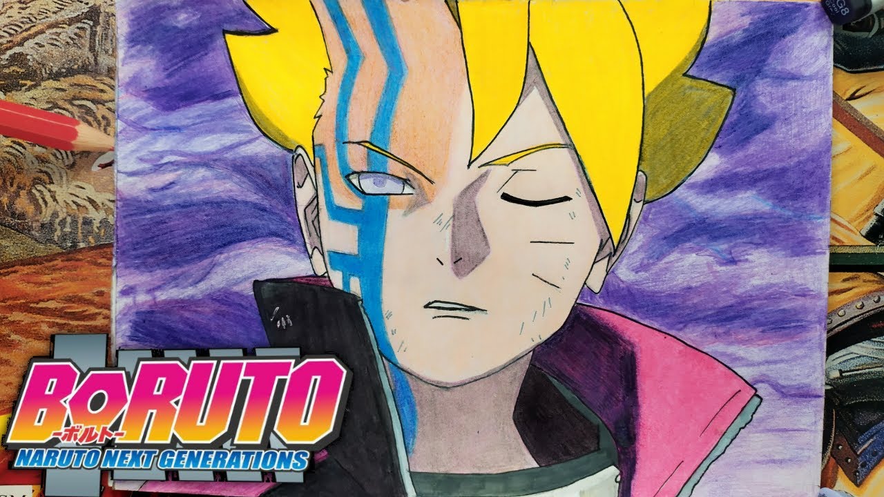 drawing  borushiki anime boruto naruto next generation