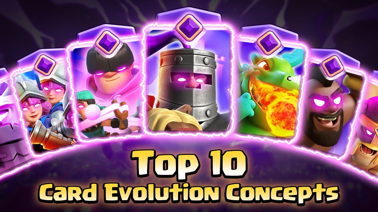 Top 10 Card Evolution Concepts of 2024 | Clash Royale
