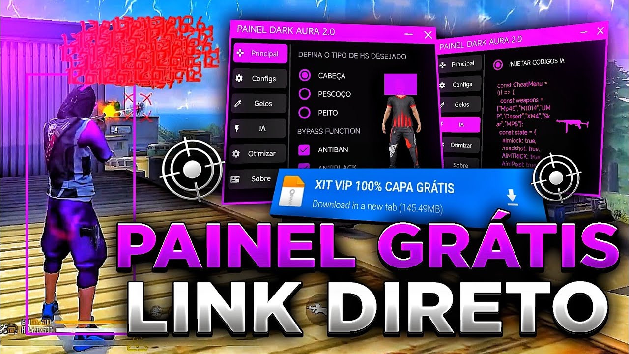 PAINEL🚀🔥XIT REGEDIT MOBILE GR&Aacute;TIS PARA FF 2026 + FFH4X PARA ANDROID E IPHONE XIT PARA MOBILE FF