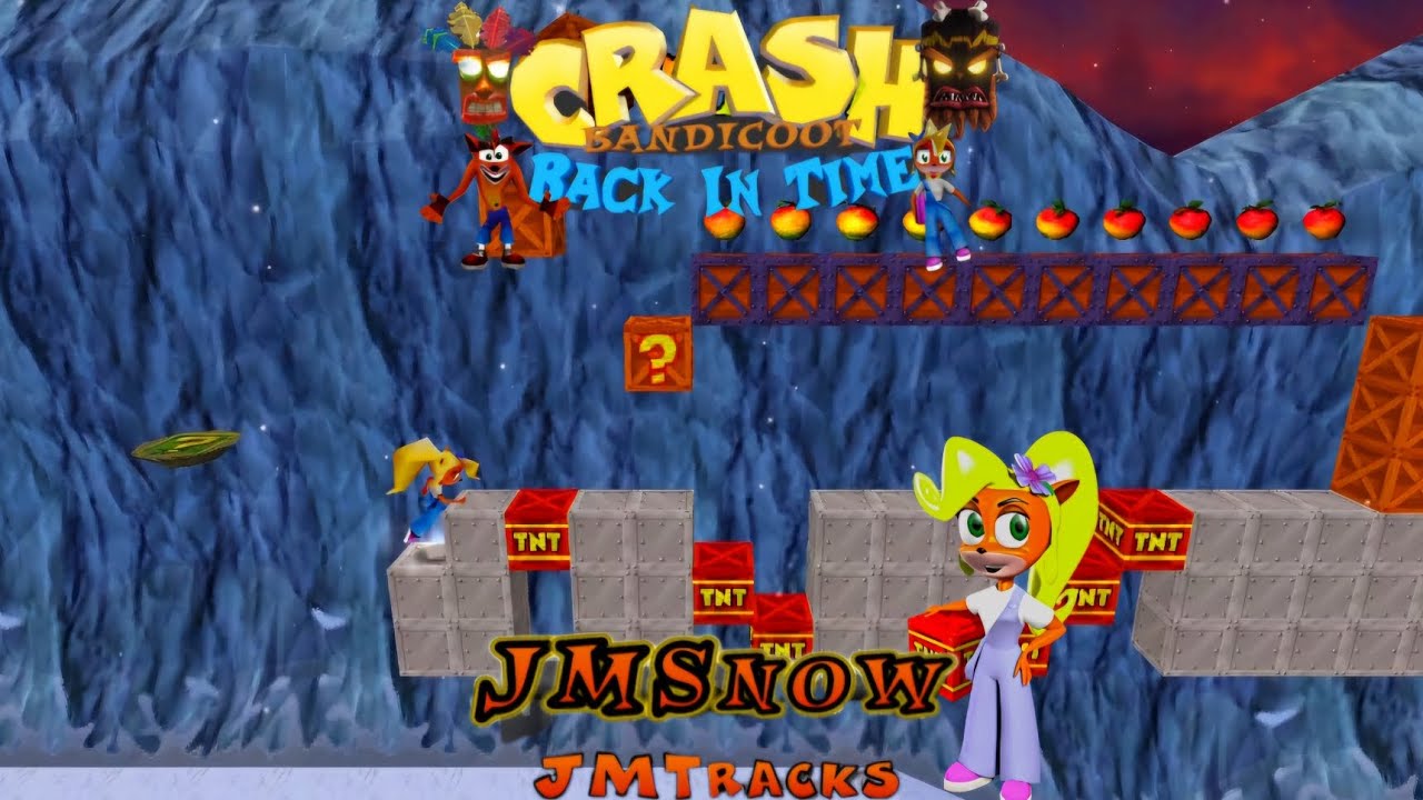 Crash Bandicoot - Back In Time Fan Game: Custom Level: JM Snow By JMTracks