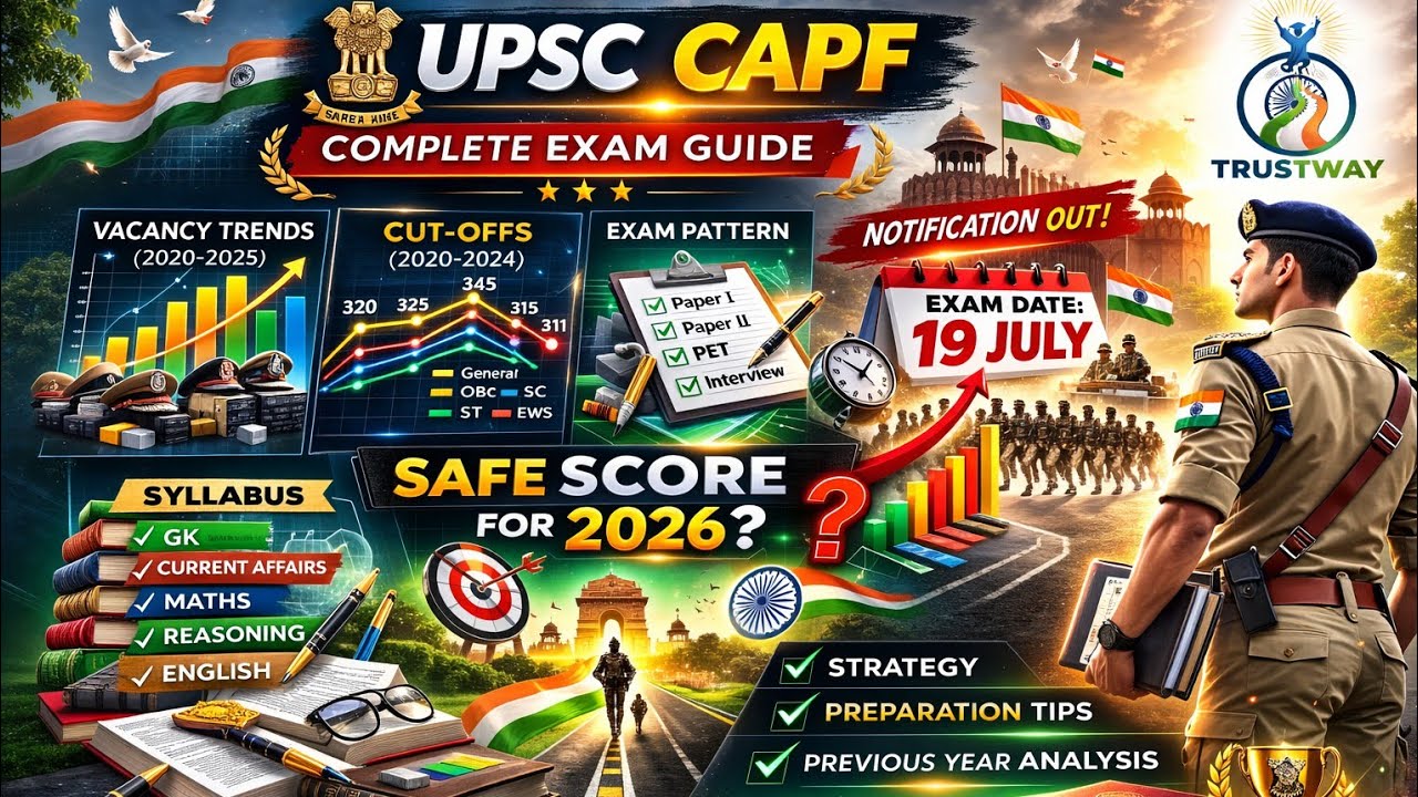 UPSC CAPF AC 2026 🚔 Full Research Breakdown | Vacancies 📈 Cutoff 📉 Strategy 🎯
