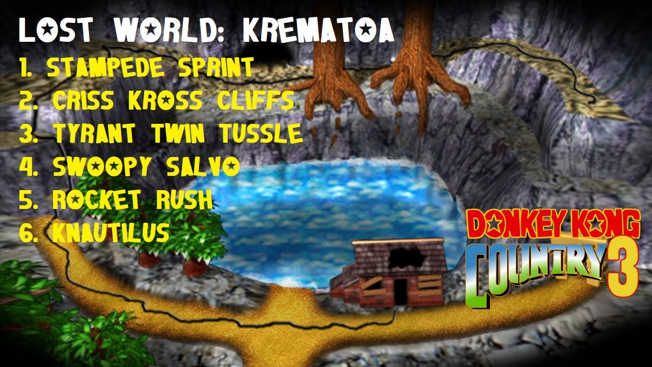 Donkey Kong Country 3 (GBA) (105%) (9|10) / Lost World: Krematoa [3:2/4K@60]