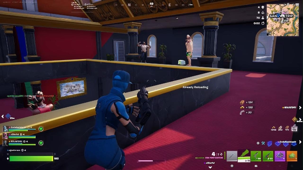 Victoria campal en escuadrón win full gameplay Fortnite PS5 pro