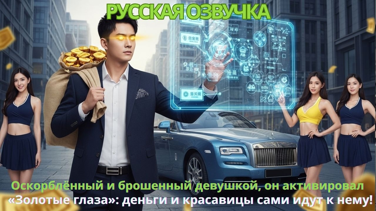 Оскорблённый и брошенный девушкой он активировал «Золотые глаза: деньги и красавицы сами идут к нему