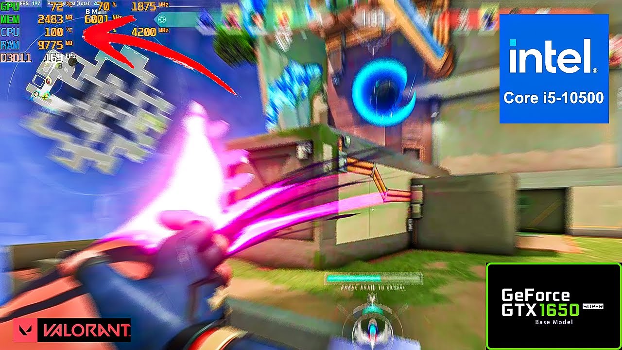 How Well Does VALORANT Run on GTX 1650 Super + i5 10500? (Low Settings)