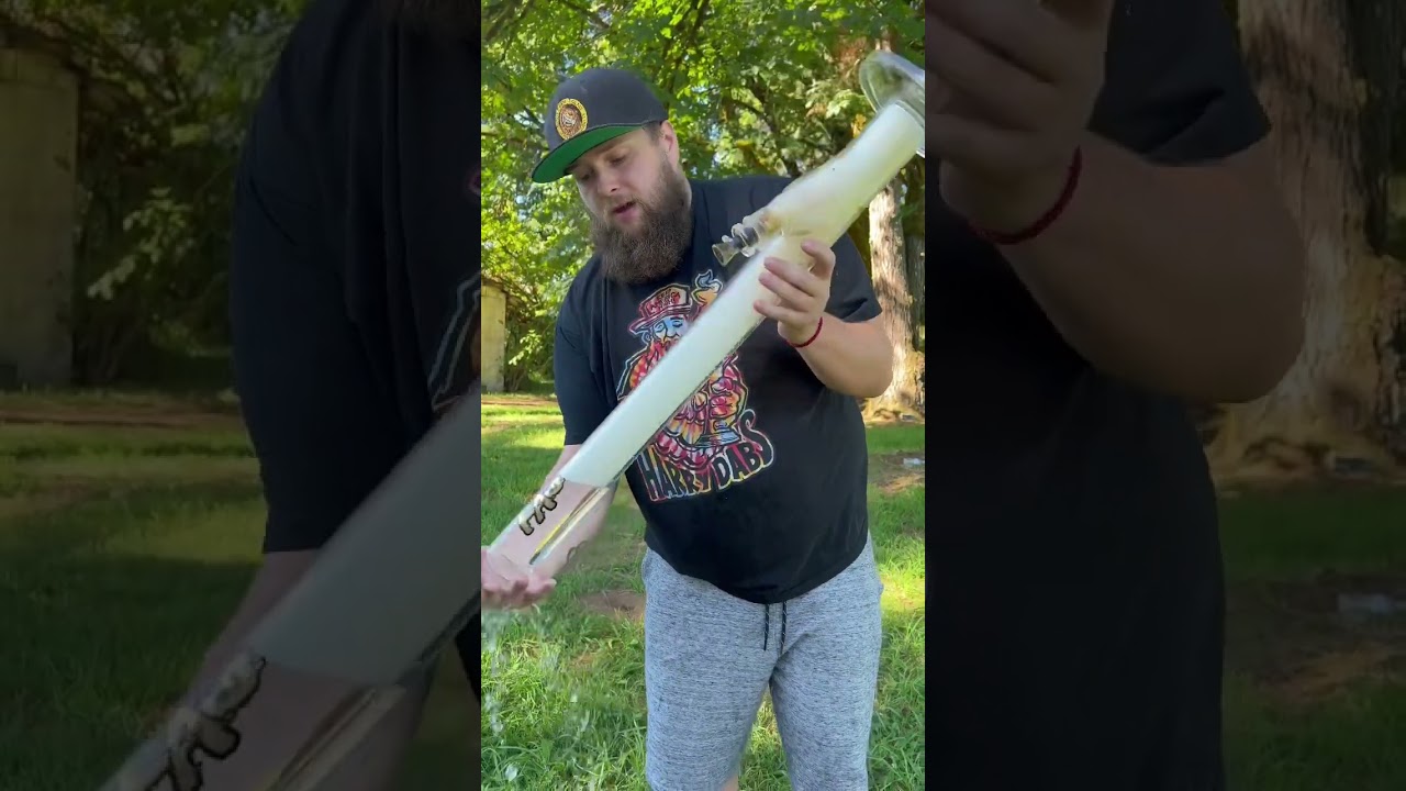 Gravity bong done right #420 #pothead #weed