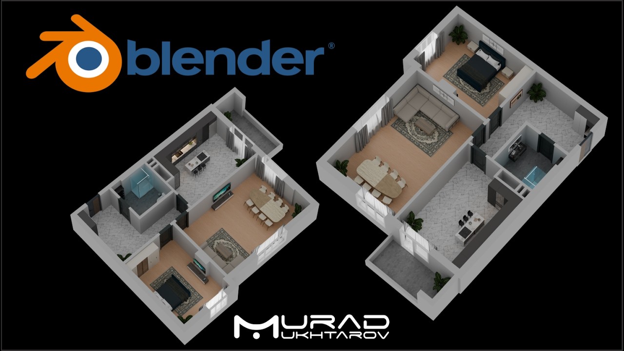 Blender ilə Real Layihə: Xırdalan EKO PARK 3D Satış Planı | Timelapse