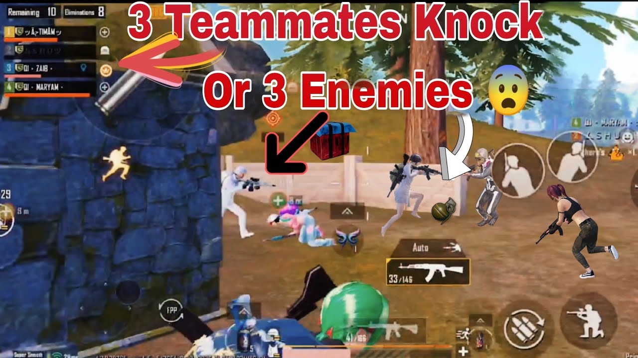 3 Teammates Knock Hi Or Me Akela Fight Le Raha Hon 😰😨 #prismlivestudio #royalepassleaks #battleroyal