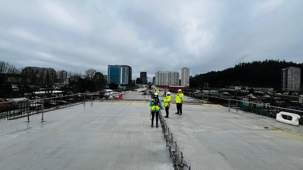 Puente Bicentenario hacia Chacabuco logra un 65% de avance