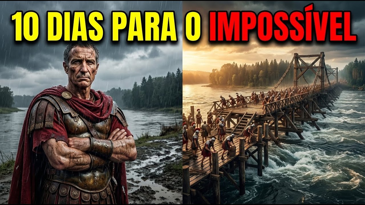 Como os Romanos construíram uma ponte sobre o Reno em apenas 10 dias