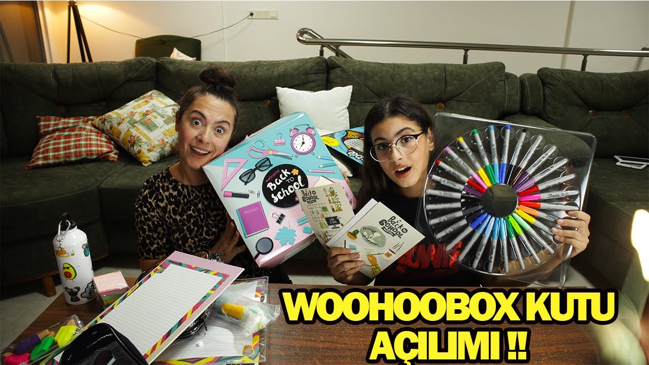 OKULA DÖNÜŞ SÜRPRİZ KUTU AÇILIMI - WOOHOOBOX  ( WOO-HOO BOX ) EYLÜL LAL