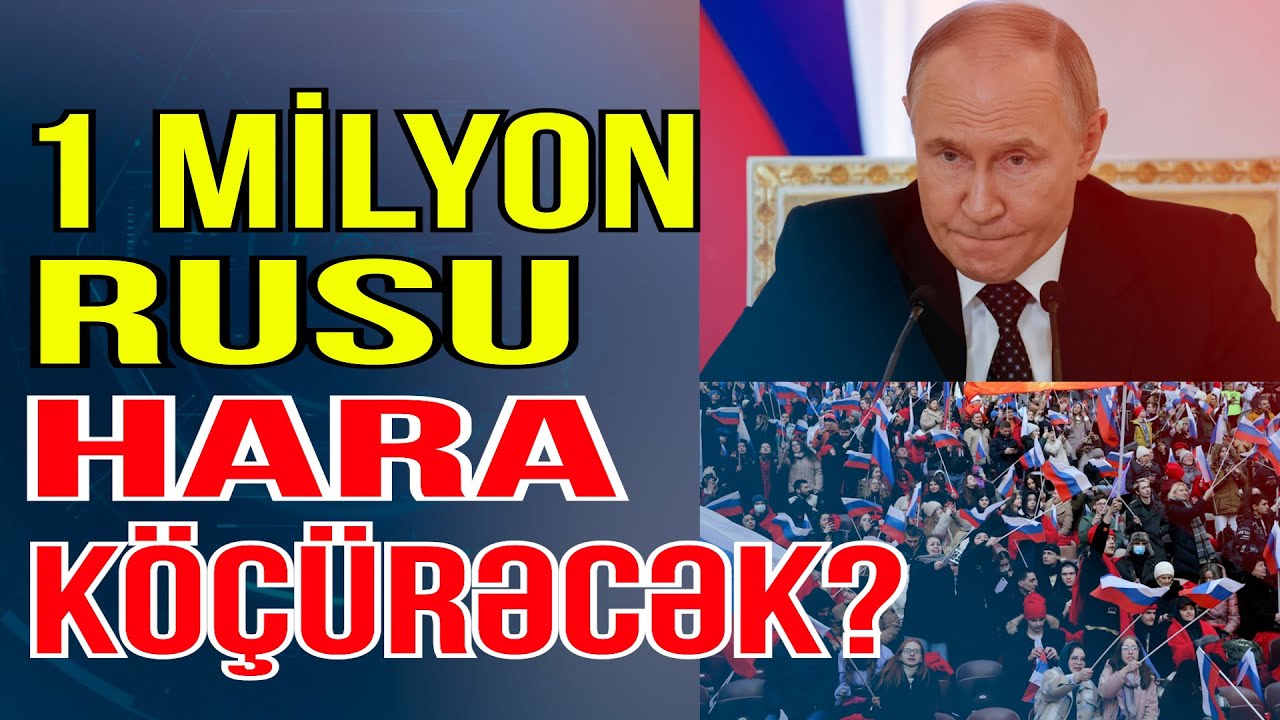 Rusiya 1 milyon soydaşını Ukraynadan köçürsün - Kremlin saxta şousu - Media Turk TV
