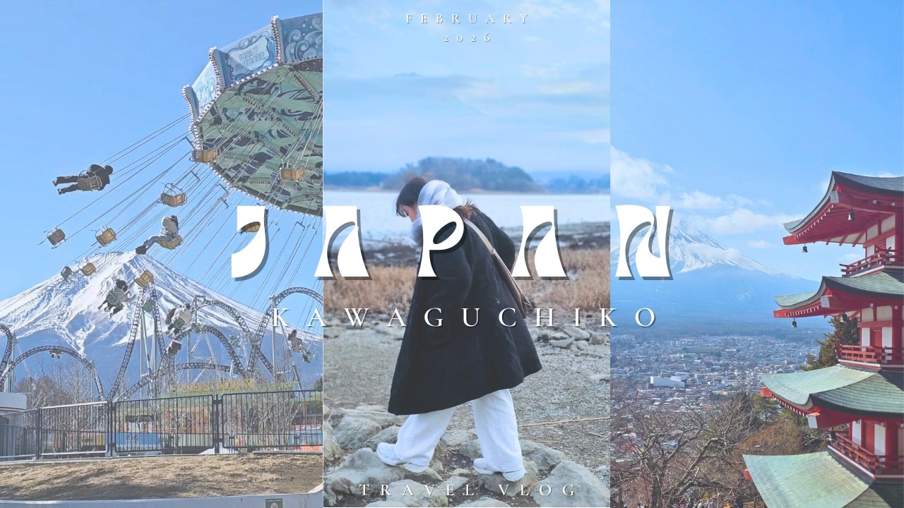 Japan Winter : DIY 3D 2N in Kawaguchiko | Experience Fuji-Q Highlands | Mt. Fuji views ✨️