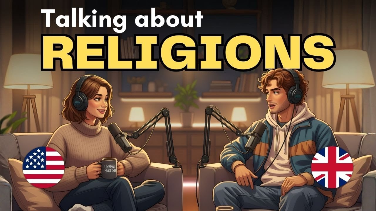 Talking About Religions in English | English Conversation Practice