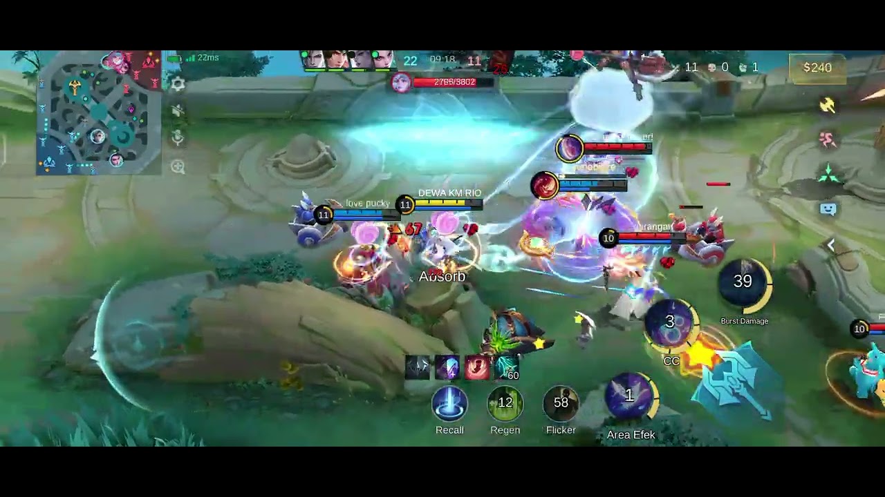 PERJUMPAAN SOLO RANK MAGE ODETTE 