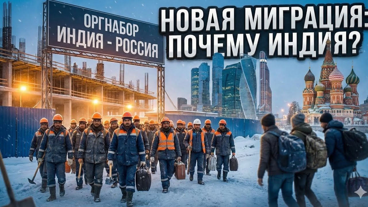 Почему Индия заменяет СНГ? Новая миграция в Россию