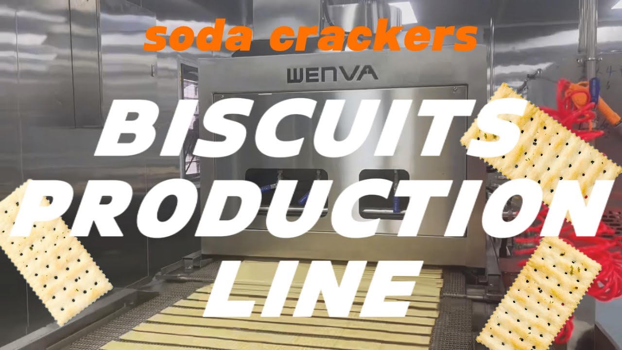 Automatic Biscuit Production Line | Cookie Manufacturing Process Step by Step