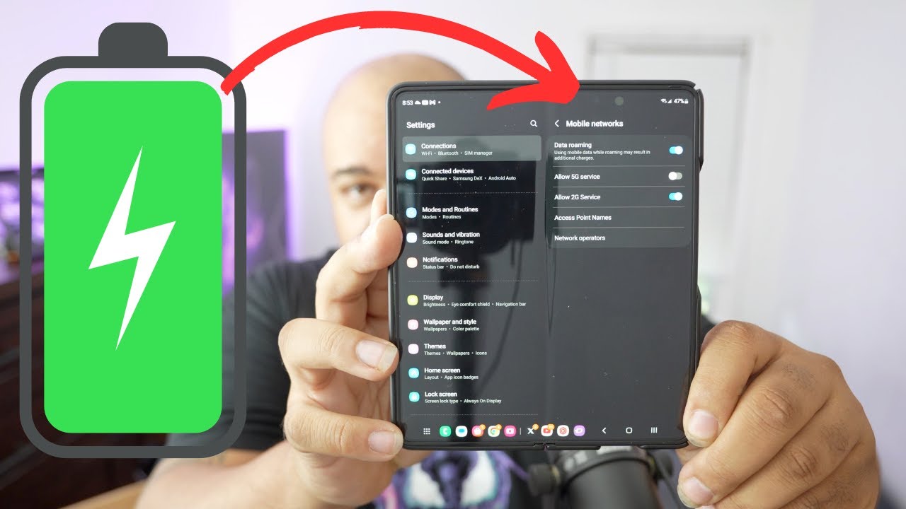 Samsung Galaxy Z Fold 5 - Battery Saving Tips and Tricks!