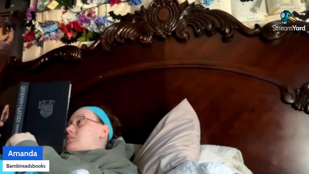 Read with me live | currently reading, legends  and lattes a cozy fantasy