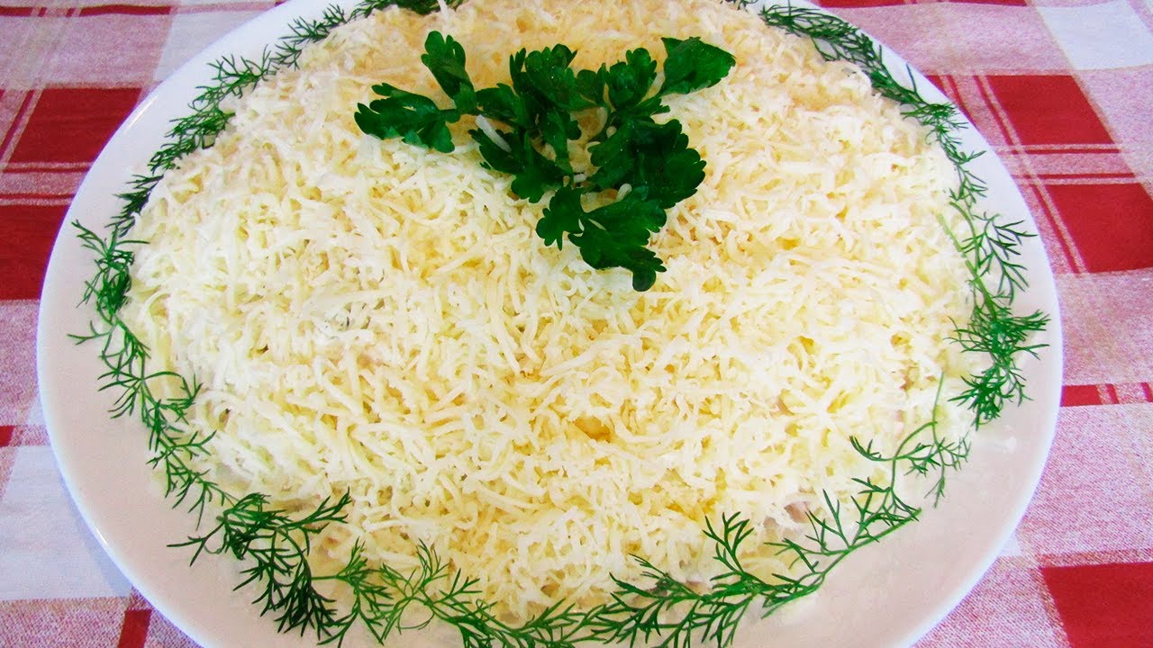 Потрясающе Вкусный Салат с Индейкой и Сыром! ВСЕ В ШОКЕ КАК ВКУСНО И ПРОСТО!!!