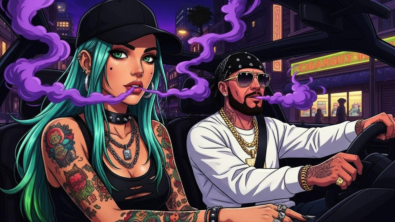 Purple Smoke After Dark — 420 Chill West Coast Bluesy Rap