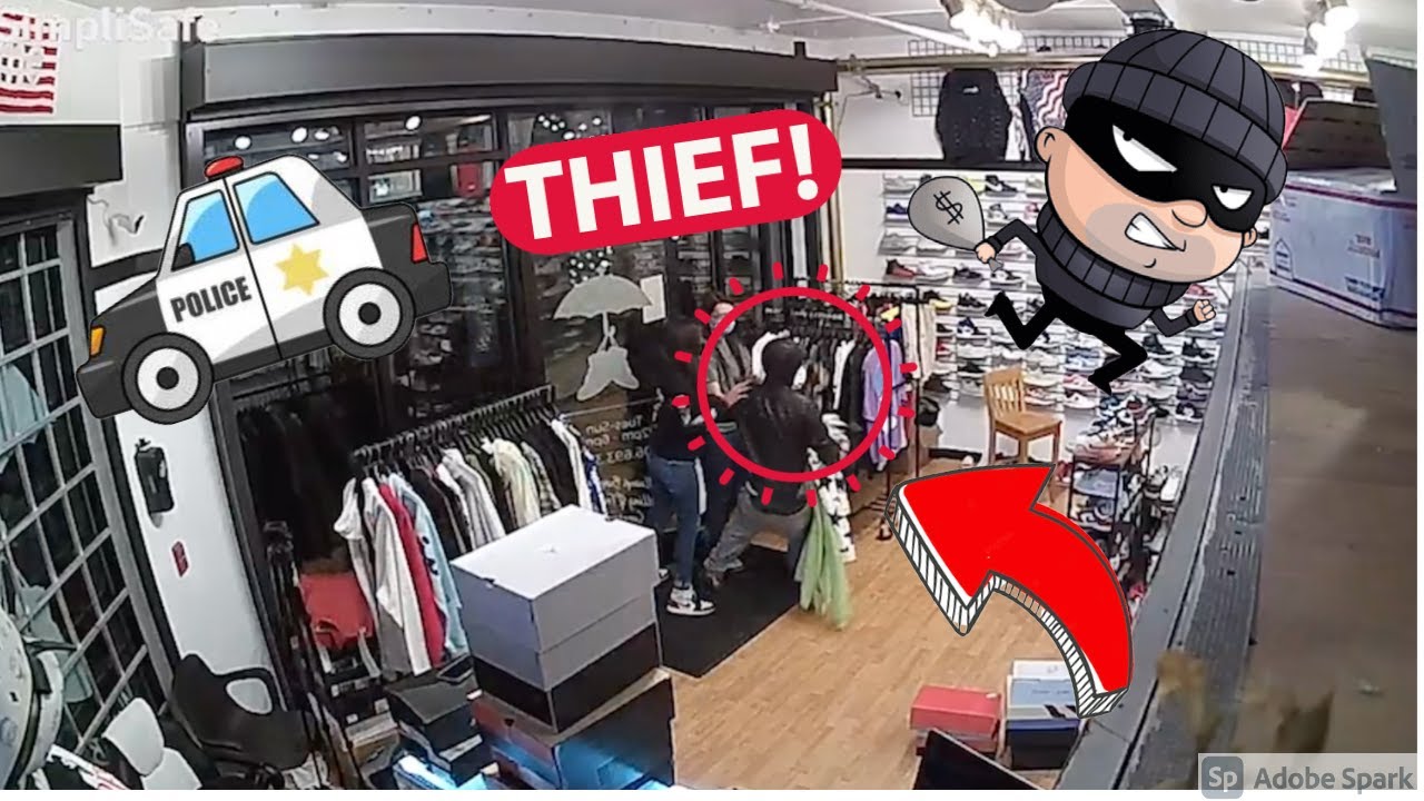 SOMEBODY TRIED TO ROB OUR SNEAKER STORE!