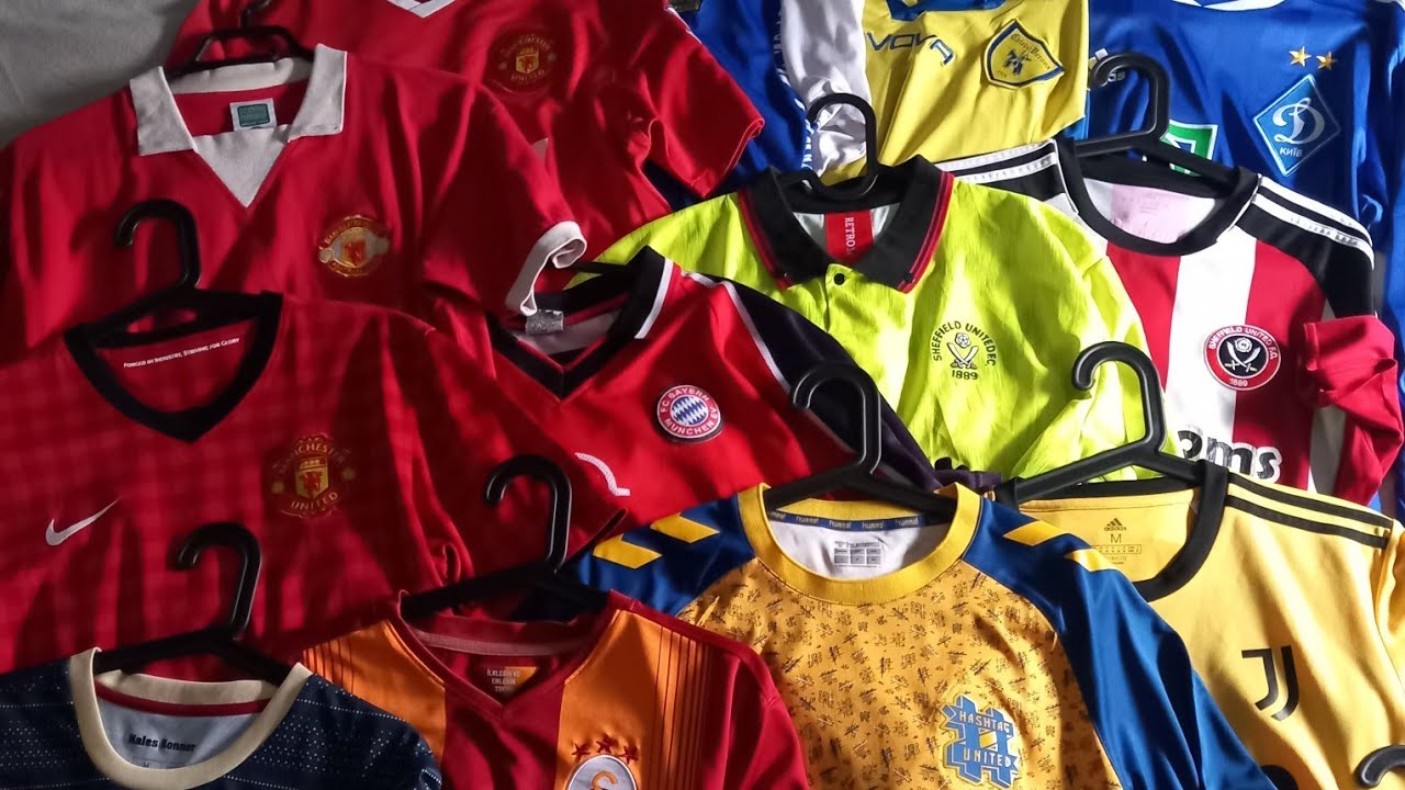 My football shirt collection