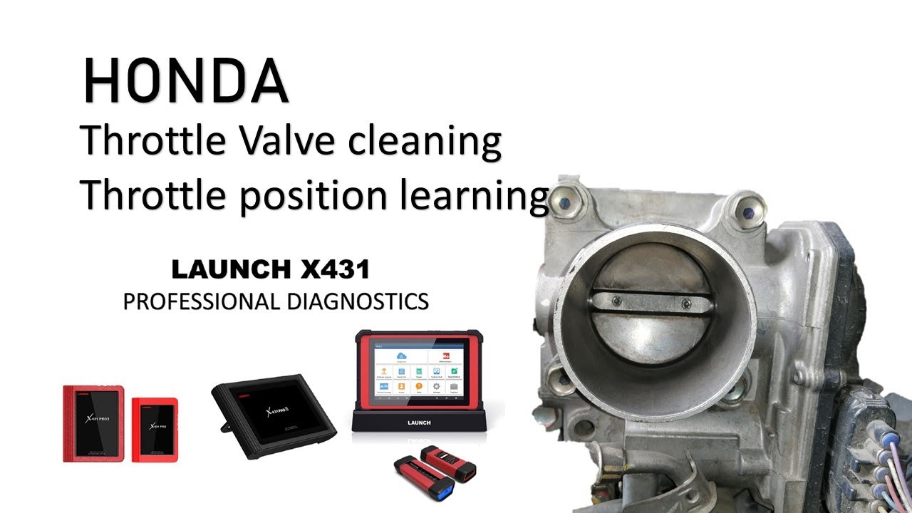 Honda Electronic Throttle Position Learning by LAUNCH X431