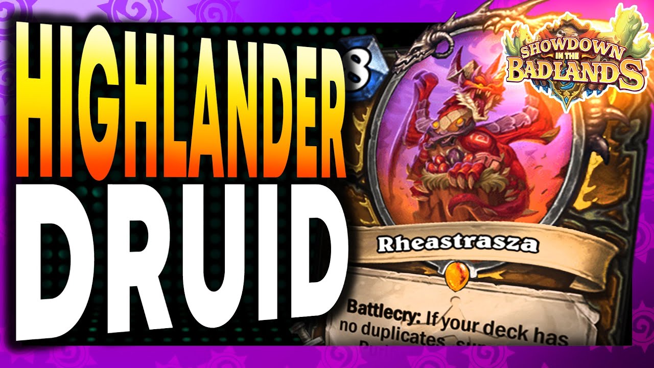 Highlander Druid Stream - Badlands - Hearthstone