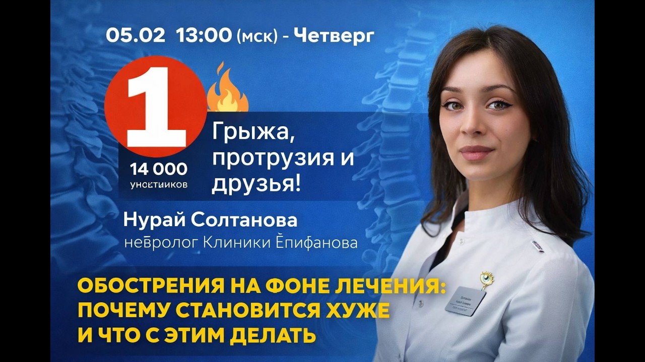 Обострение боли в спине на фоне лечения и без - причины!