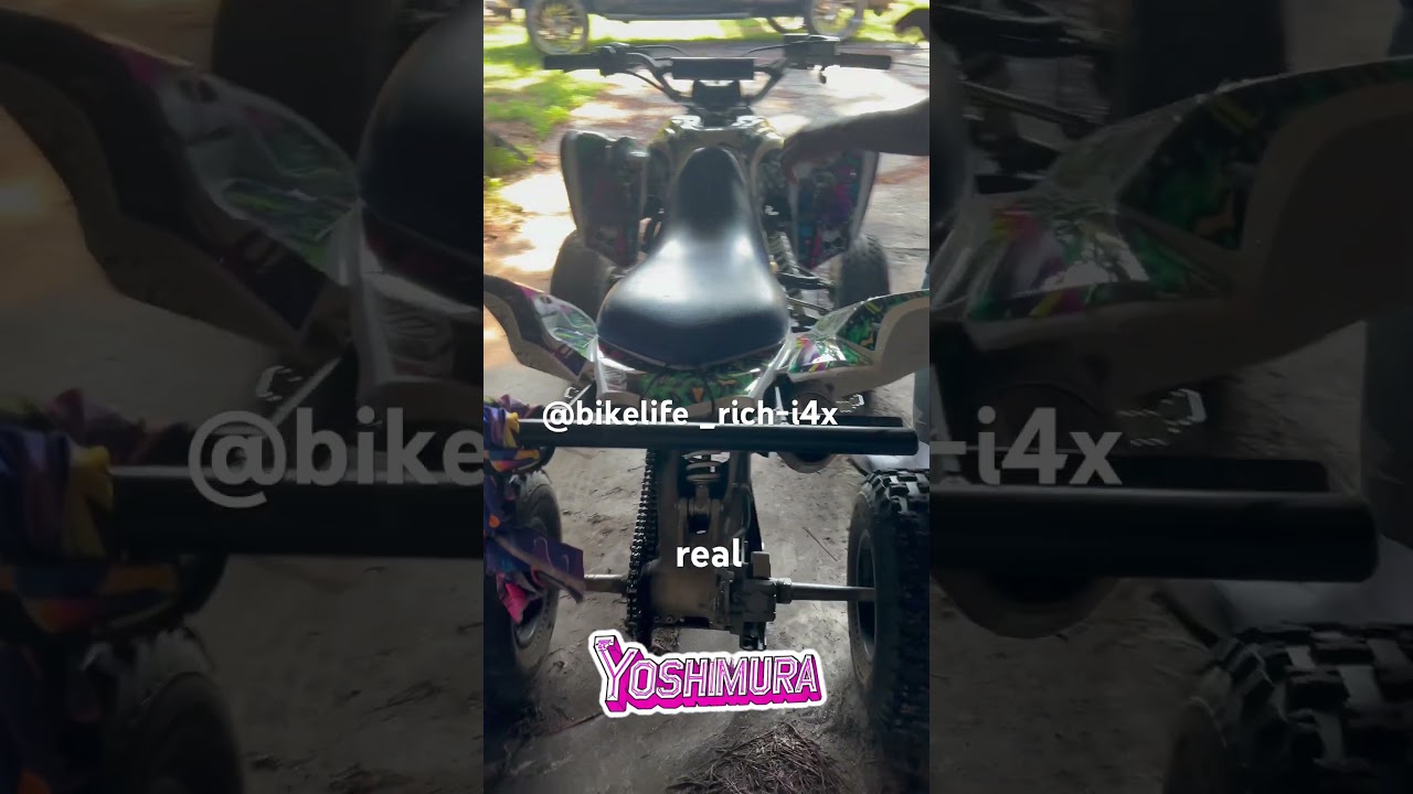 2022 raptor 700 YOSHIMURA FULL EXHAUST INSTALLED #sound #shorts #shortsyoutube #shortsviral