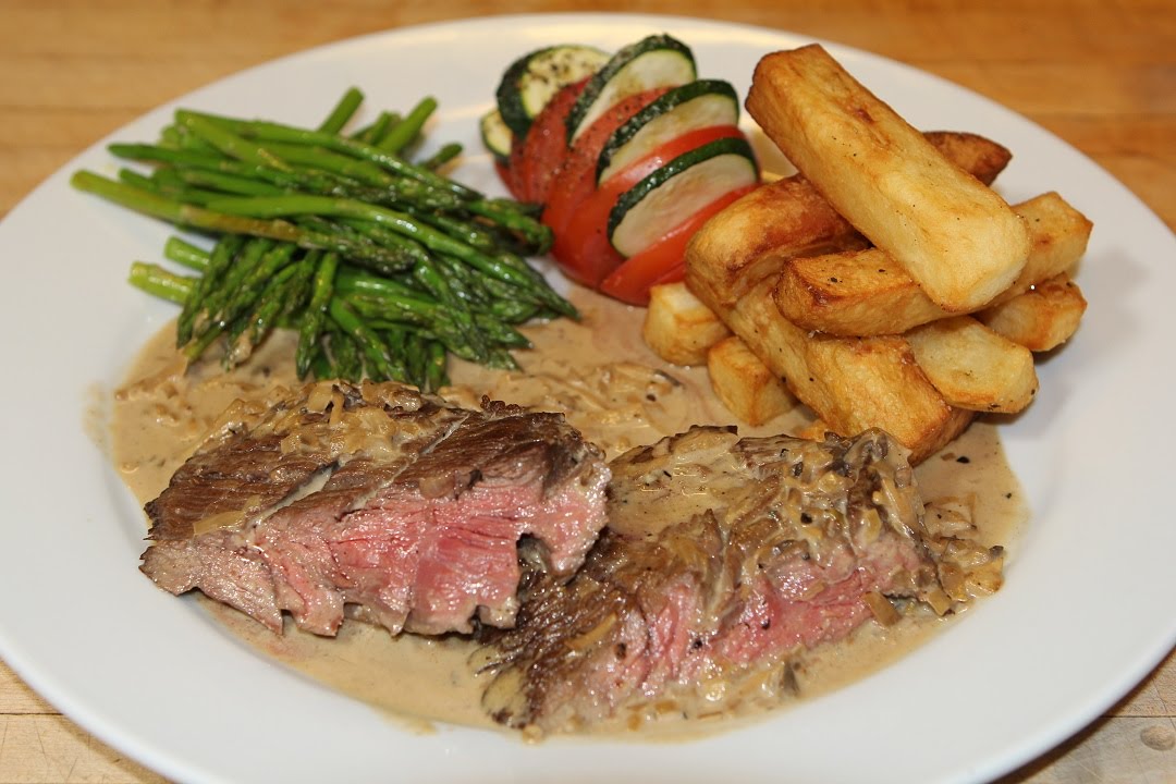 Bavette sauce roquefort