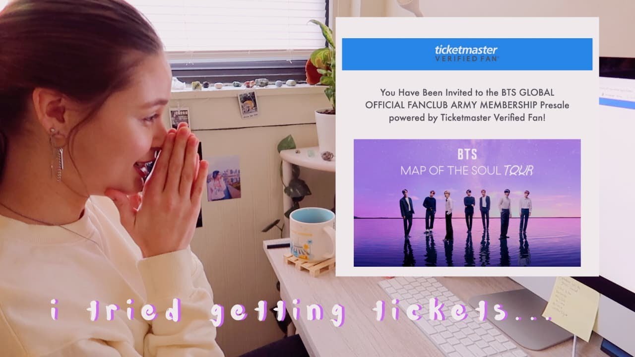 that time we got into the bts army membership ticket presale and panicked about it